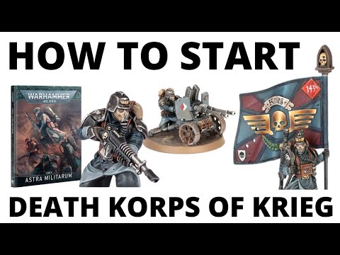 How to Start a Death Korps of Krieg Army in Warhammer 40K 10th Edition - Beginner Guide for Starting