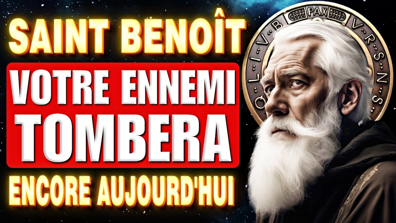 ✝️Prière puissante à Saint Benoît - Protection immédiate contre les ennemis🙏