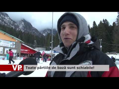 Toate pârtiile de bază sunt schiabile!