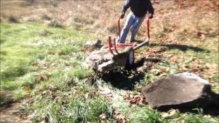 Digging Out &amp; Moving Rocks with a WHaTS Rolling Lever