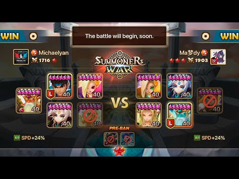 MaDreamdy vs Michaelyan. SWC2021 Americas Semifinal - Summoners War