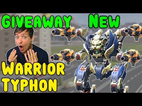GIVEAWAY: 200x New WARRIOR TYPHON Robots - War Robots Gameplay WR