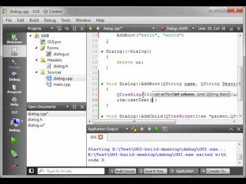 C++ Qt 21 - QTreeWidget