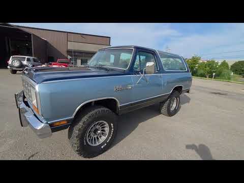 1985 Dodge Ramcharger (CC-2100581) for sale in Vaudreuil-Dorion, Quebec