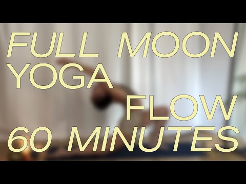 Full Moon Yoga Class – 60 Minutes –  Intermediate