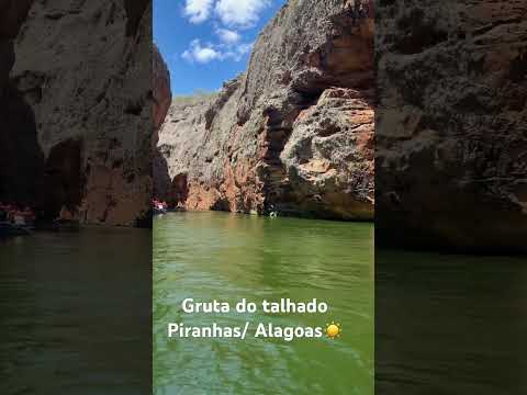 Passeio gruta do talhado em Piranhas/Al. Catamarã 150/ pessoa e barco até a gruta 30/pessoa☀️✈️