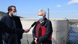 Επίσκεψη Ν. Φαρμάκη στο φράγμα Πείρου - Παραπείρου