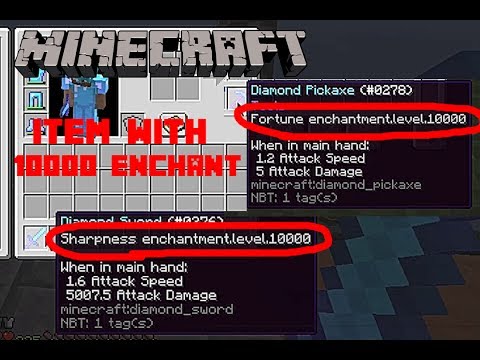 TUTORIAL _Item with 10000 enchant! _Attrezzi con 10000 di incantamento