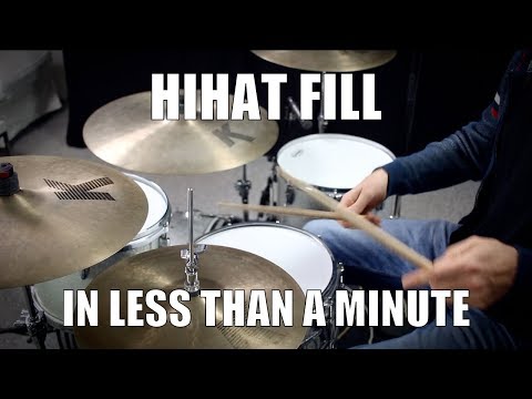Hihat Fill in less than a Minute - Daily Drum Lesson