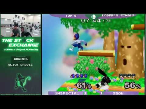 SOTR2 - Unspecial (Falco) vs. Zook (Marth) - Melee Losers Finals