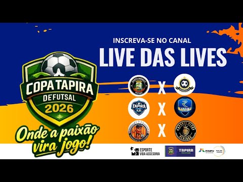 AO VIVO 🔴 | Rodada Diamante Regional – Copa Tapira de Futsal | 22/01/2026