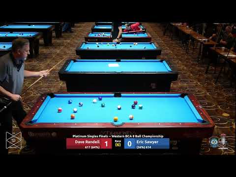 Dave Randell vs. Eric Sawyer - Platinum Singles Finals - 2023 Western BCA 8 Ball Championship