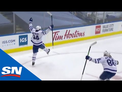 Auston Matthews Wires Home Overtime Winner to Keep Maple Leafs Season Alive