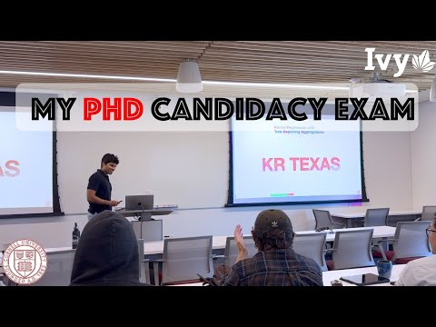 Vlogging My Actual PhD Candidacy Presentation (Cornell)