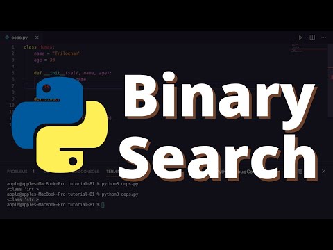 [38] Binary Search Algorithm in Python | Python Project #5
