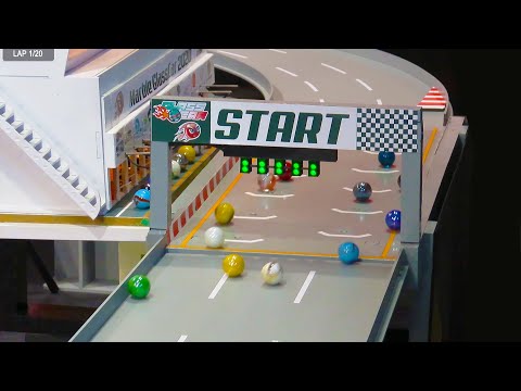 GlassCar Race 1 - Highlights - By Fubeca's Marble Runs