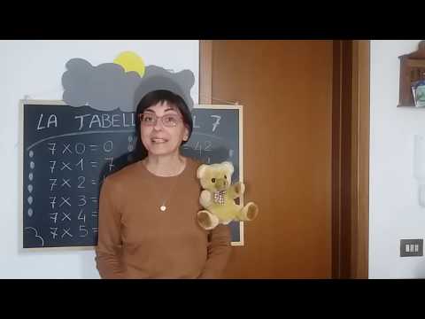 VIDEO LEZIONE: TABELLINA DEL 7 🐻🐻🐨🐼💛💛💛💛💛💛💛💛💛