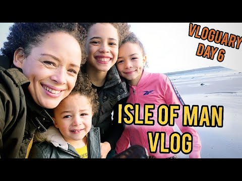 Vloguary Day 6  Family Vlog on The Isle of Man Drive With Us & Derbyhaven Beach