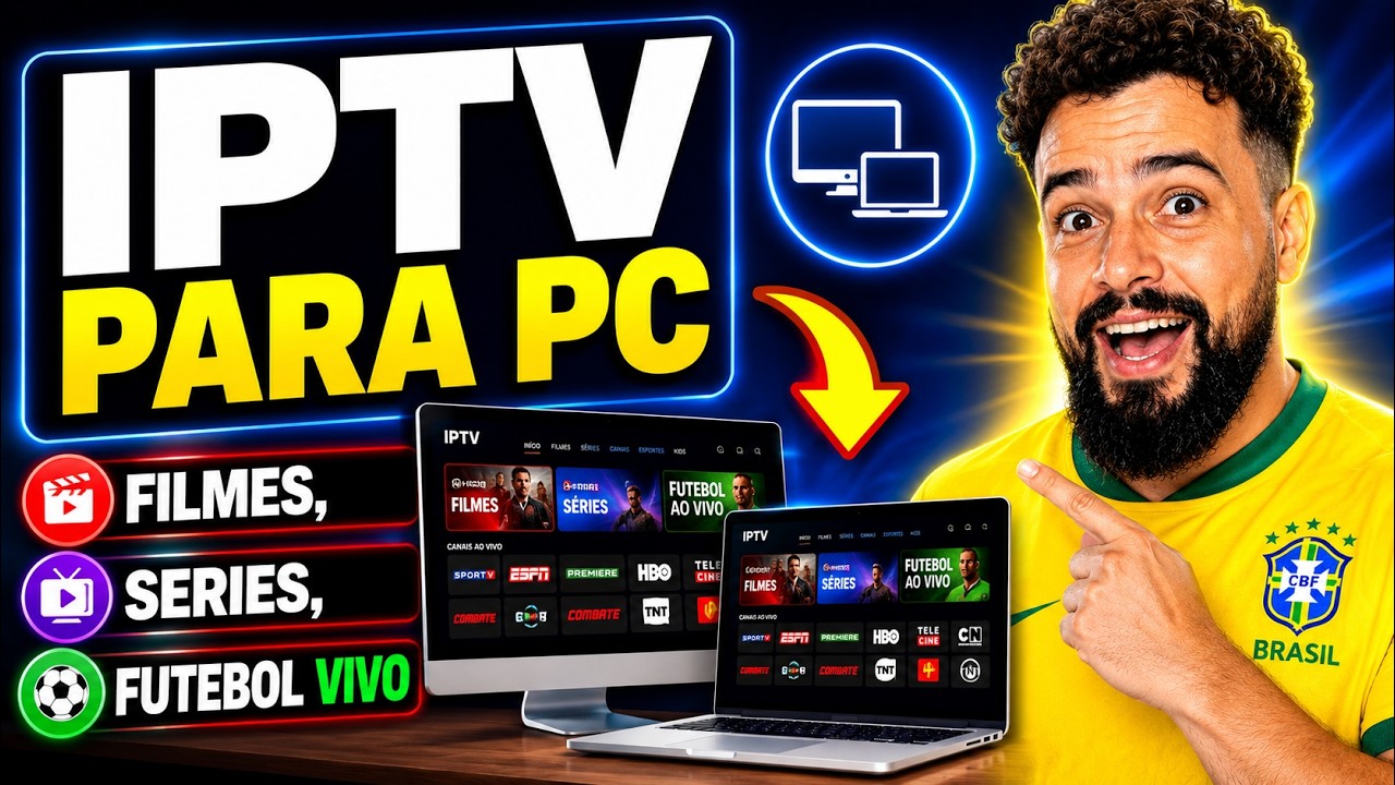 📺 IPTV PARA PC - LIBERADO +45 MIL CONTEUDOS