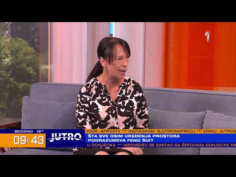 JUTRO - Šta sve osim uređenja prostora podrazumeva Feng šui, gošća jutra Sandra Drinčić