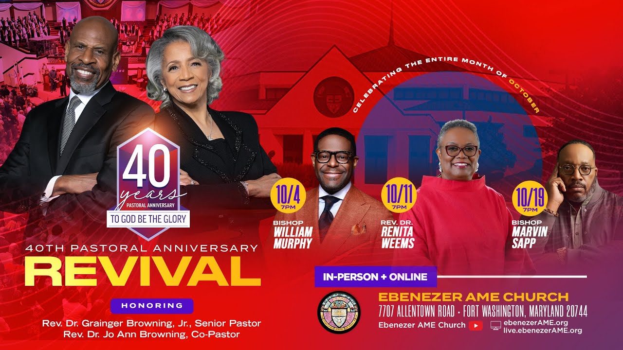 40th Pastoral Anniversary Revival with Bishop Marvin Sapp