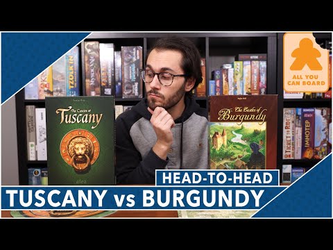 Castles of Tuscany vs Castles of Burgundy | Which Game is KING of the CASTLE(S)?