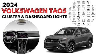 2024 Volkswagen Taos Cluster Display & Dashboard Warning Indicators Guide