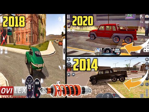 Evolution Of Body Roll & Suspension Logics In OviLex Driving School Simulator Games (2014 - 2020)