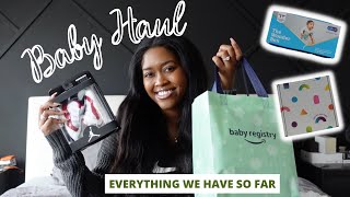 HUGE BABY HAUL | Marshalls & Burlington w/ Prices | Free Baby Stuff