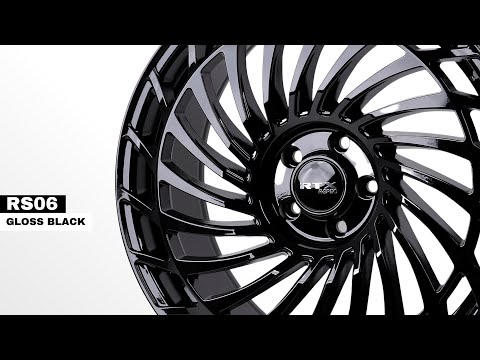 RS06 Gloss Black | RTX Wheels