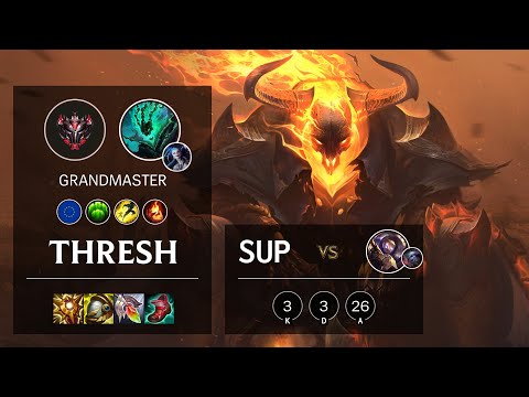 Thresh Support vs Blitzcrank - EUW Grandmaster Patch 11.10