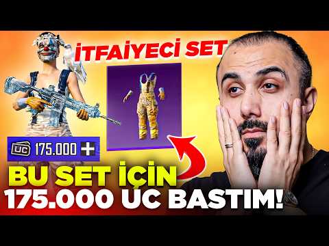 İTFAİYECİ SETİ İÇİN 175.000 UC BASTIM!! 😱 | PUBG Mobile