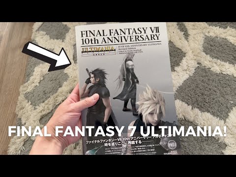 FINAL FANTASY VII 10TH ANNIVERSARY ULTIMANIA! | Final Fantasy 7 Artbook @tech.addiction