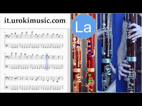 Corso di Fagotto Lukas Graham - 7 Years Tablature Tab Parte#1 Esercita um-i276