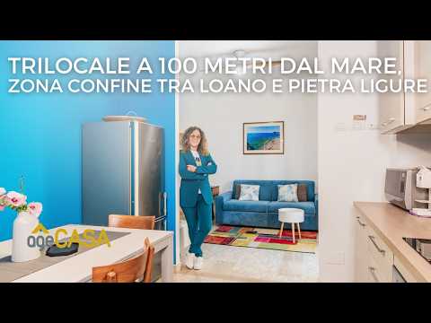 Trilocale a 100 metri dal mare con posto auto!