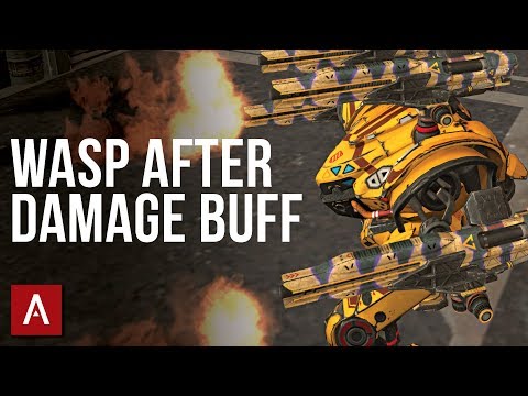 How Deadly Are Max Level Wasp Weapons After The Buff? / Spectre Wasp MK2 | War Robots Gameplay