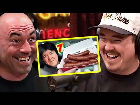 9 Hot Dogs Challenge Gone Wrong - Shane Gillis JRE Story | JRE Top Clips