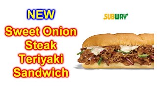 Subway Sweet Onion Steak Teriyaki Sandwich Taste Test Review