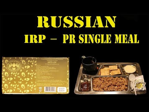MRE Meal Time: Russian IRP-PR Single Meal