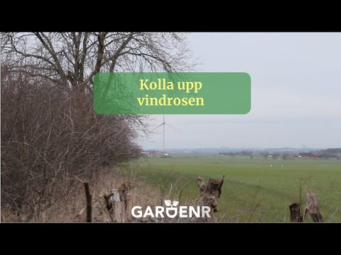 Kolla upp vindrosen - Trädgårdshacks med GardenR