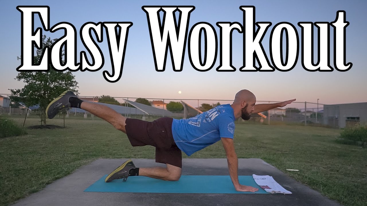 Easy 15-Minute Bodyweight Workout For Complete Beginners and Active Recovery - Follow Along