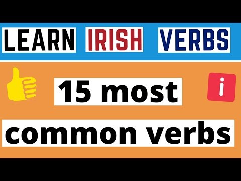 15 Best Irish Verbs