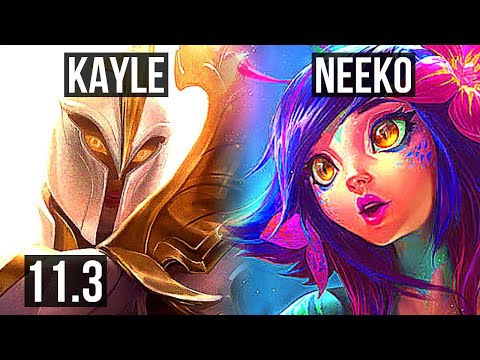 KAYLE vs NEEKO (MID) (DEFEAT) | Rank 2 Kayle, 300+ games | NA Grandmaster | v11.3