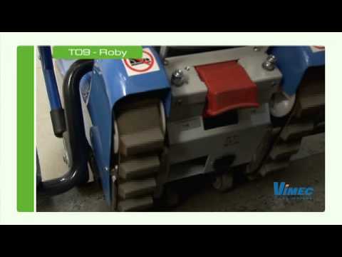 Roby T09, il montascale a cingoli di Vimec