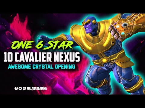 6 Star & 10 Nexus Cavalier Crystals Opening - Marvel Contest of Champions