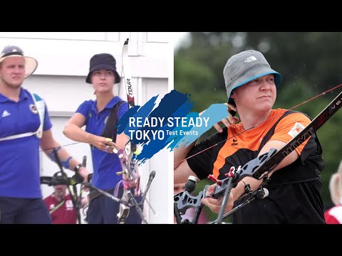 Ukraine v Netherlands – recurve mixed team 1st round | Tokyo 2020 Olympic Test