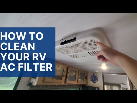 Cleaning the RV Air Filter on Dometic Air Conditioner | R-pod 192 | Soles of My Traveling Shoes