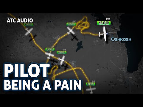 ATC: -A Better Idea if you just DIVERT somewhere else. Oshkosh. Real ATC Audio