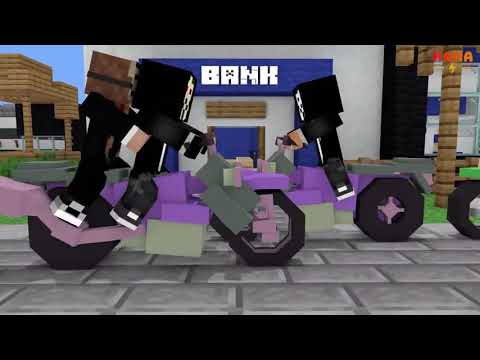 monster school : help the police(bank robber) —sad monster