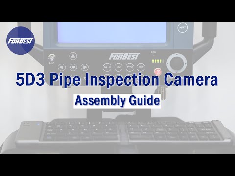 5D3 Pipe Inspection Camera Assembly & Usage Guide